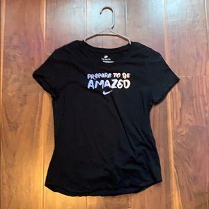 Black nike t shirt